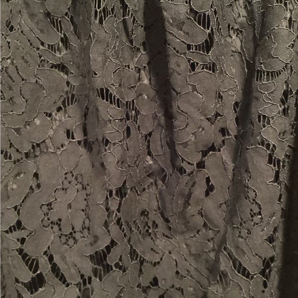 NWT Zac & Rachel Black Lace Top - Picture 2 of 7